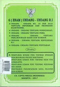 6 (enam) Undang-Undang R.I : Undang-Undang No. 19 Tahun 2016 tentang Informasi dan Transaksi Elektronik : Undang-Undang tentang Pornografi : Undang-Undang tentang Pers : Undang-Undang tentang Perlindungan Saksi dan Korban : Undang-Undang tentang Kepolisian R.I. : Undang-Undang tentang Penyiaran : Dilengkapi Peraturan Dewan Pers tentang Standar Perlindungan Profesi Wartawan : Peraturan Dewan Pers tentang Kode Etik Jurnalistik : Peraturan Dewan Pers tentang Pedoman Hak Jawab : Pentingnya Perlindungan Saksi, Pelapor dan Korban.